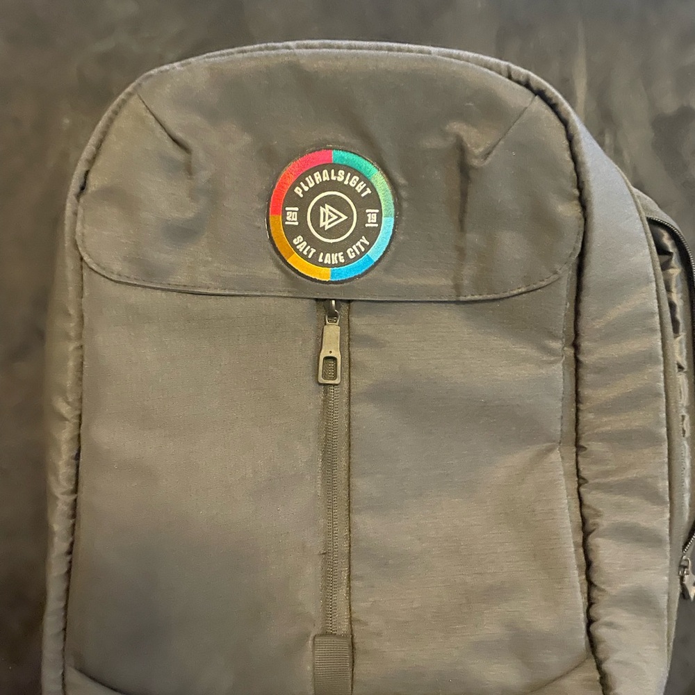 Gray Backpack for Men
